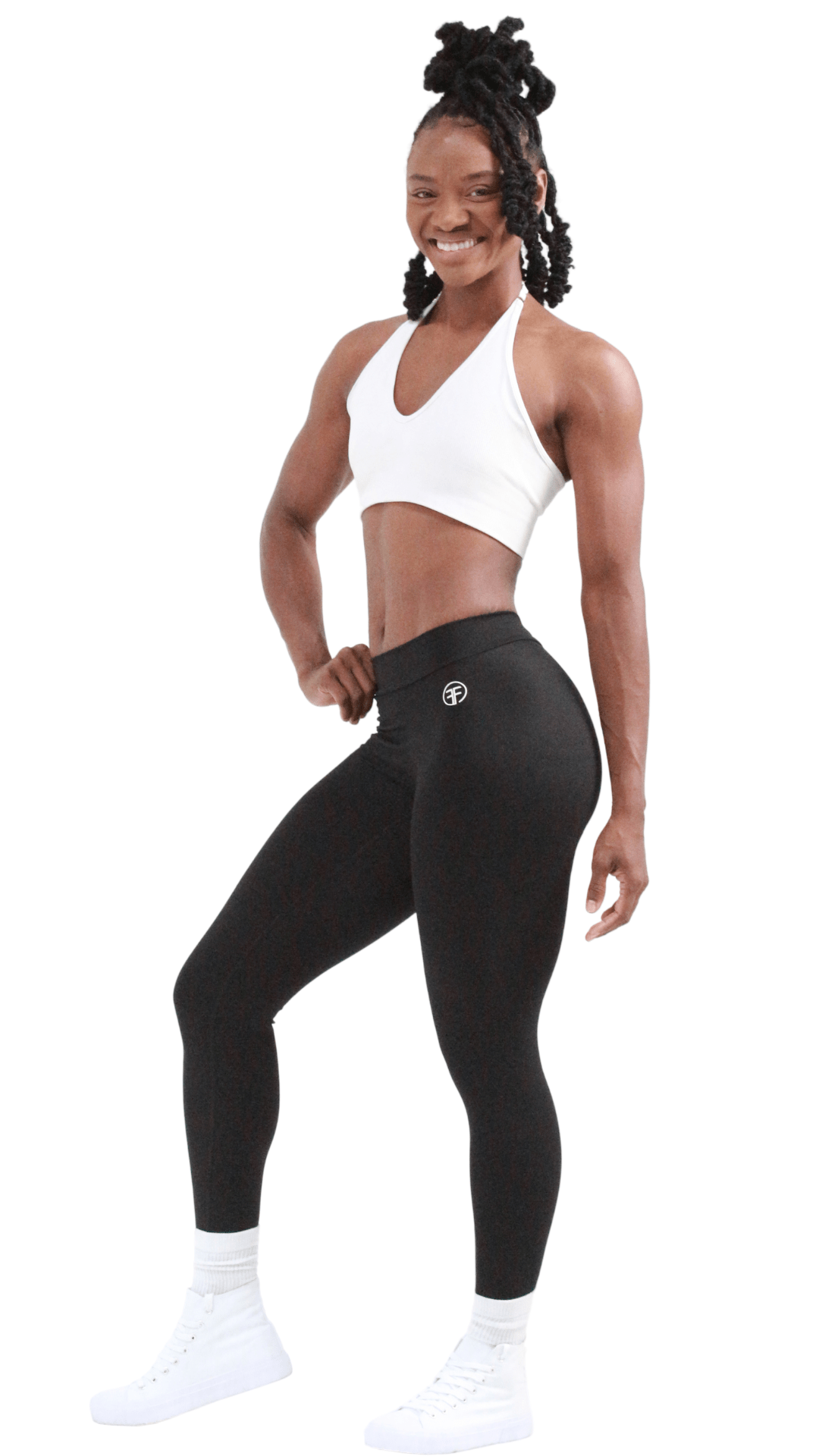 FITT FASHION WEAR LLC LEGGINGS Crucial Scrunch Leggings Black