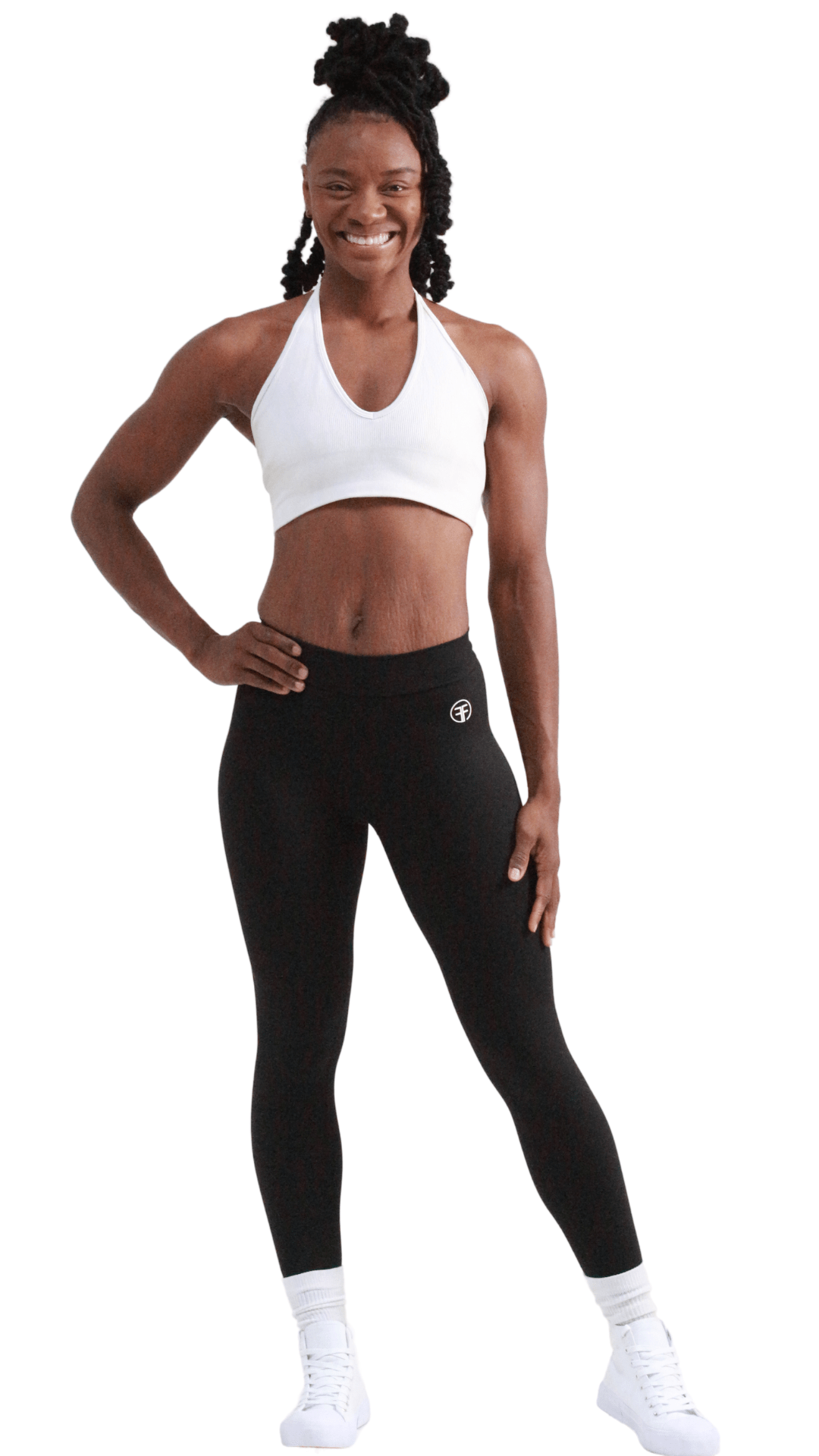 FITT FASHION WEAR LLC LEGGINGS Crucial Scrunch Leggings Black