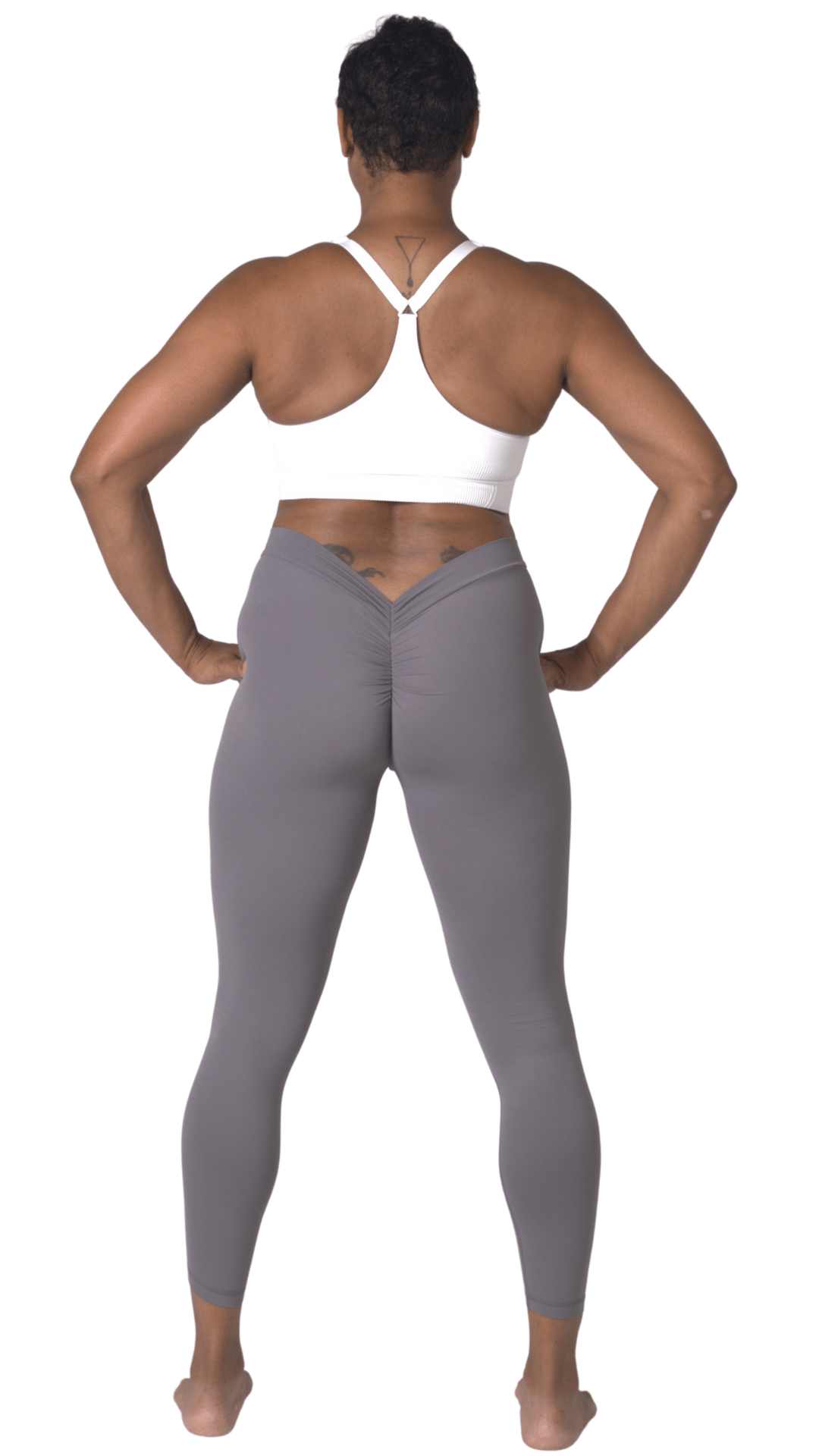 FITT FASHION WEAR LLC LEGGINGS Crucial Scrunch Leggings Grey