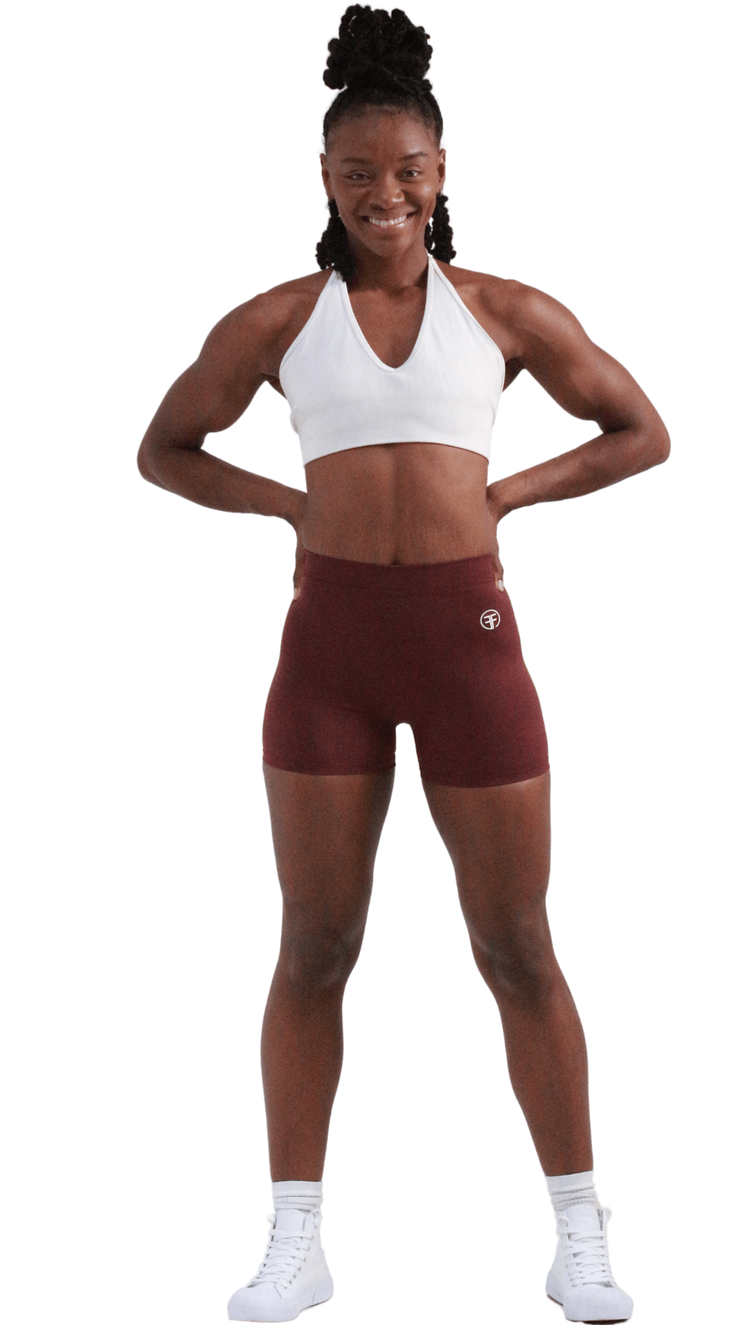 FITT FASHION WEAR LLC SHORTS Crucial Scrunch Shorts Mids Brown