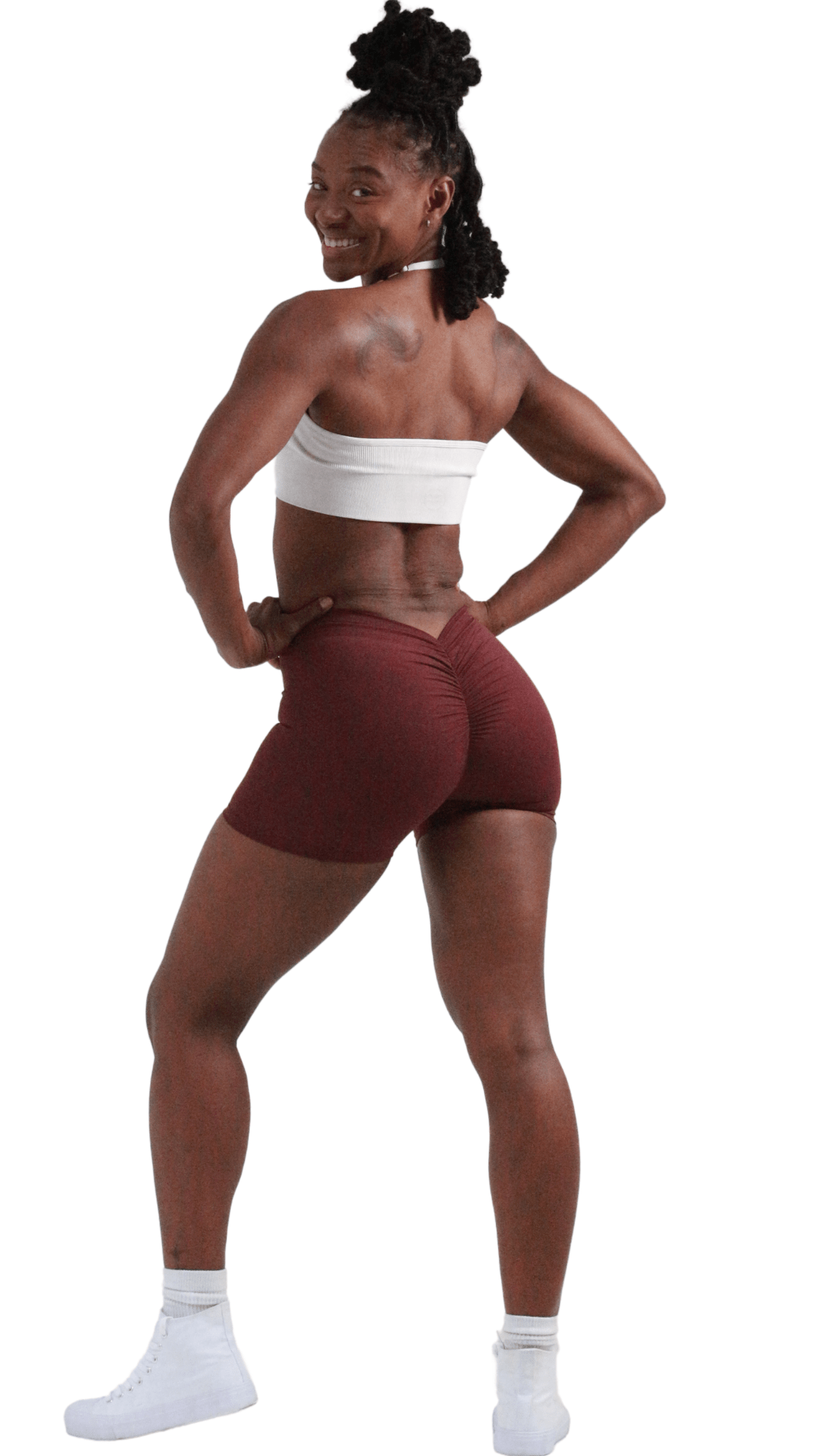 FITT FASHION WEAR LLC SHORTS Crucial Scrunch Shorts Mids Brown