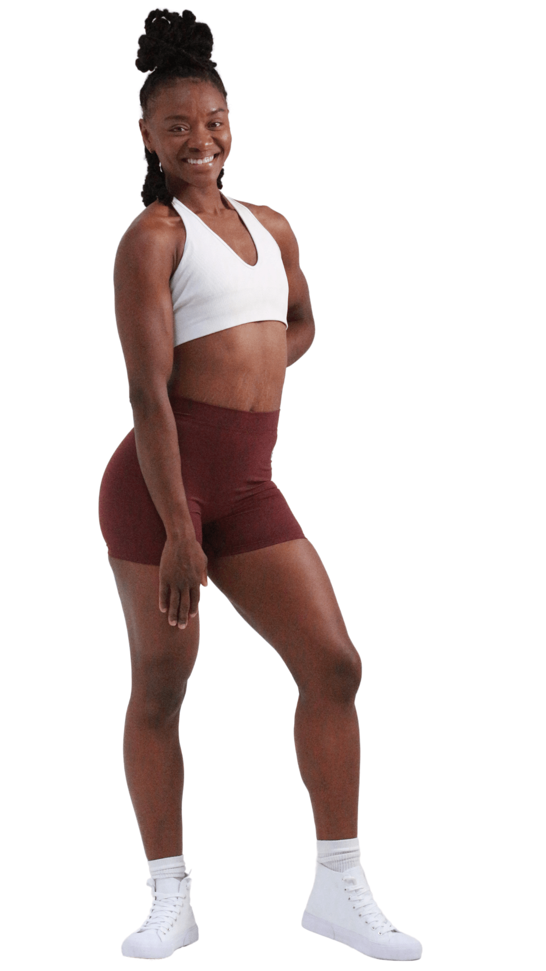 FITT FASHION WEAR LLC SHORTS Crucial Scrunch Shorts Mids Brown