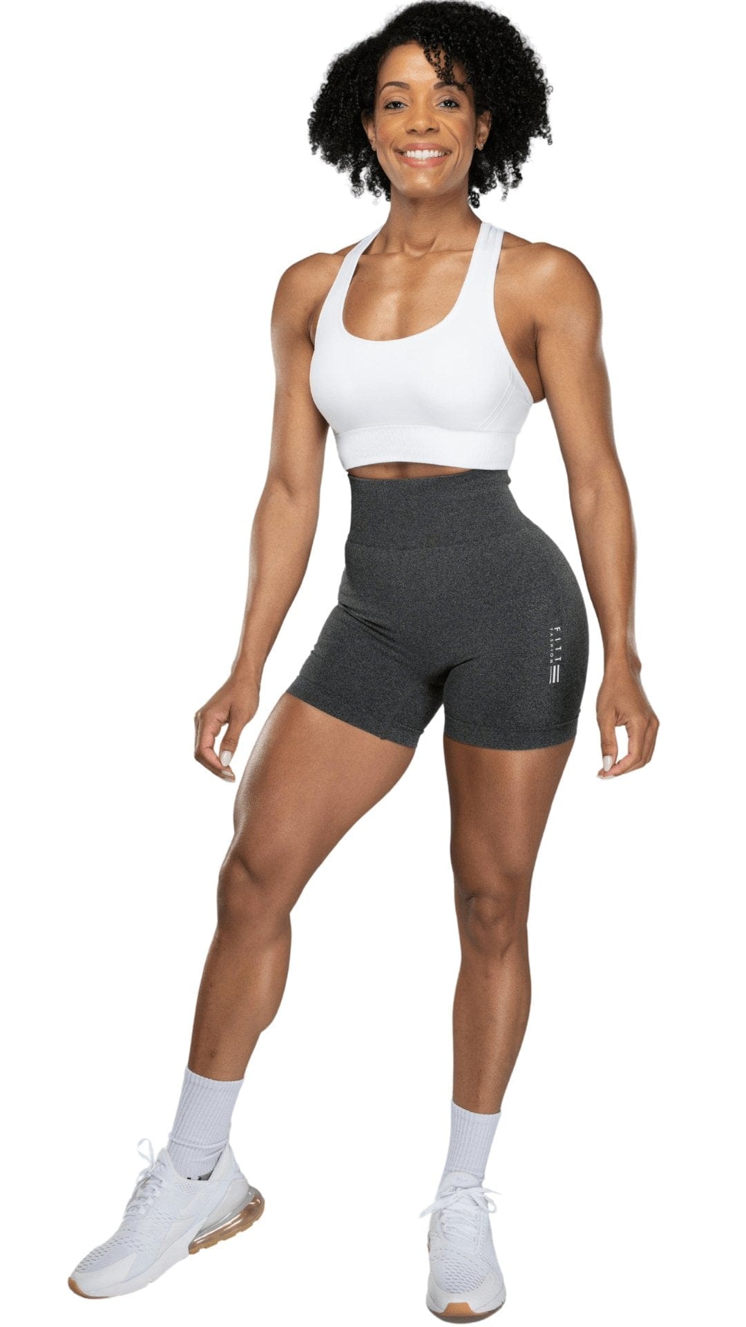 FITT FASHION WEAR LLC SHORTS Lovely Seamless Leggings Black