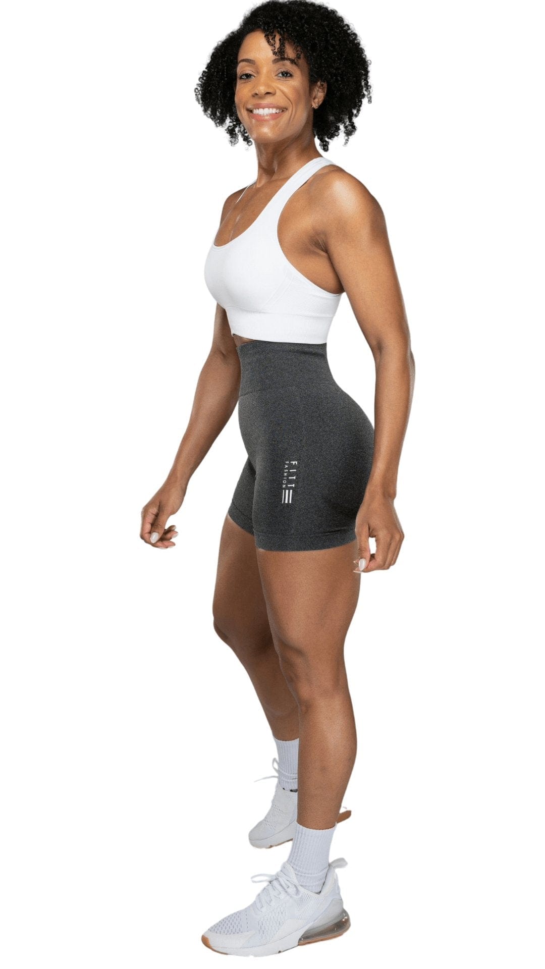 FITT FASHION WEAR LLC SHORTS Lovely Seamless Leggings Black