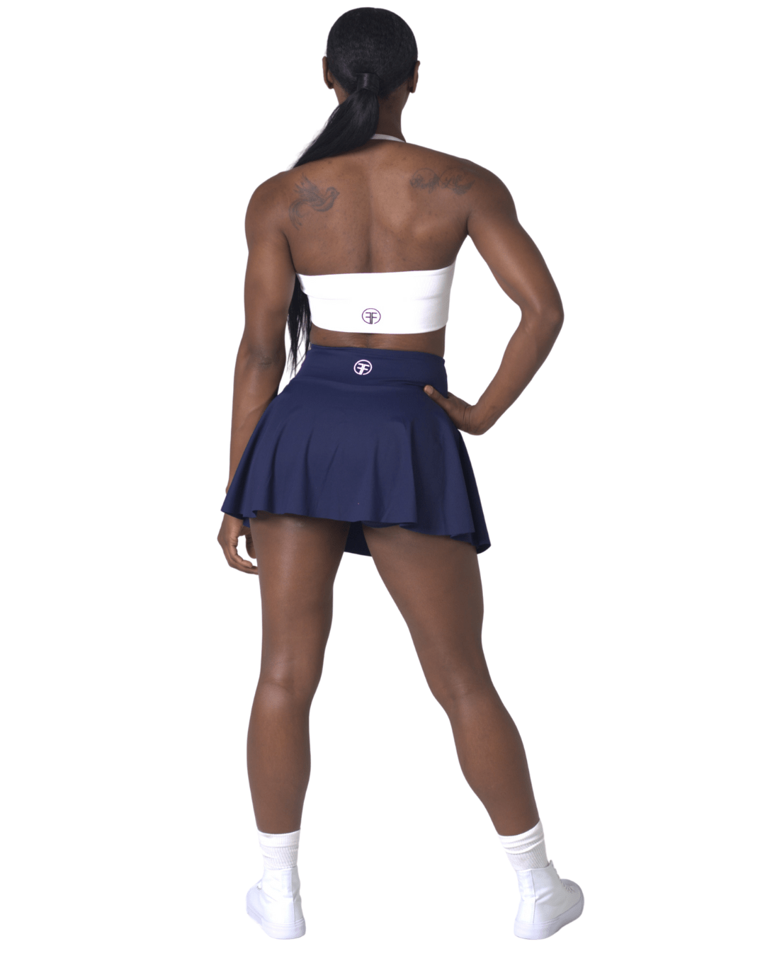 FITT FASHION WEAR LLC SKIRTS Pop Tennis Skirt Navy