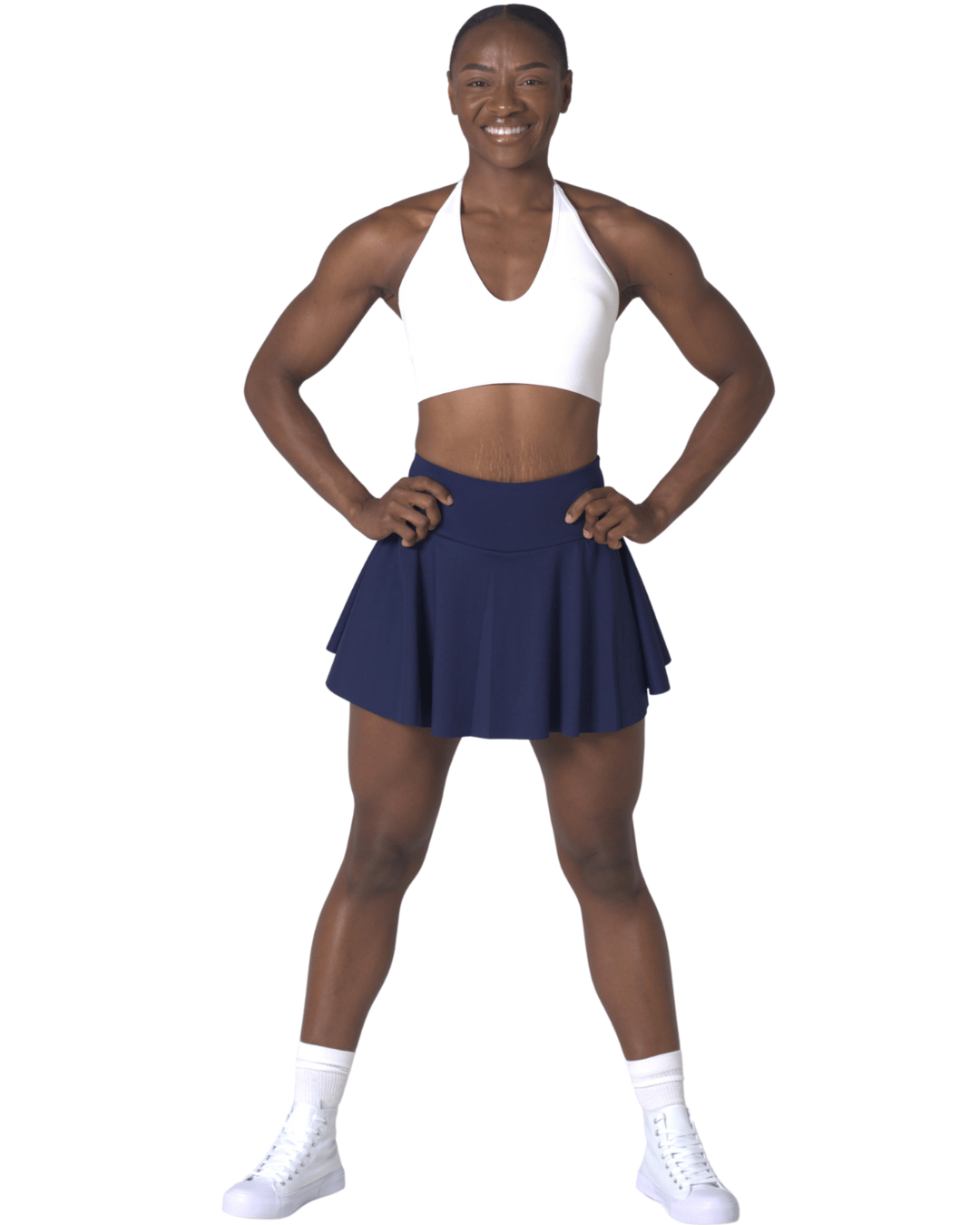 FITT FASHION WEAR LLC SKIRTS Pop Tennis Skirt Navy