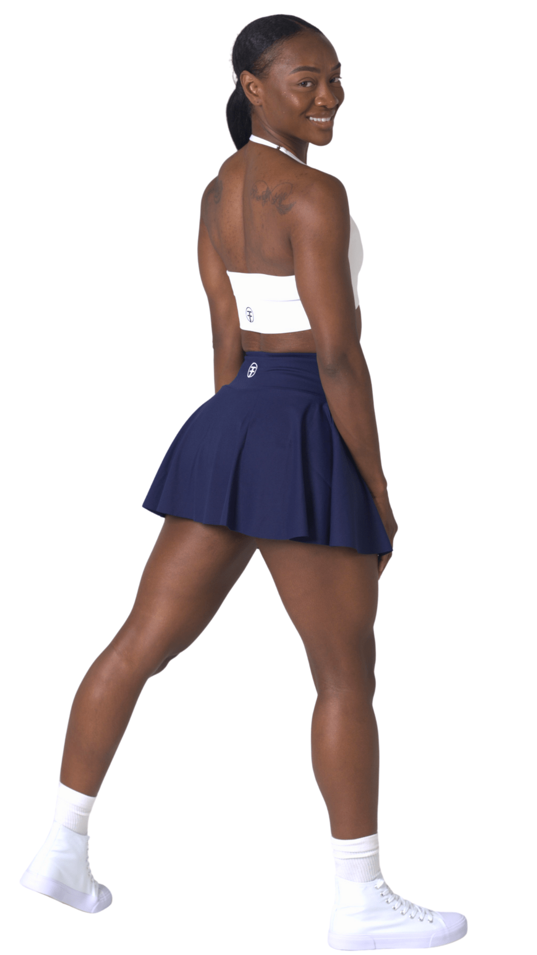 FITT FASHION WEAR LLC SKIRTS Pop Tennis Skirt Navy