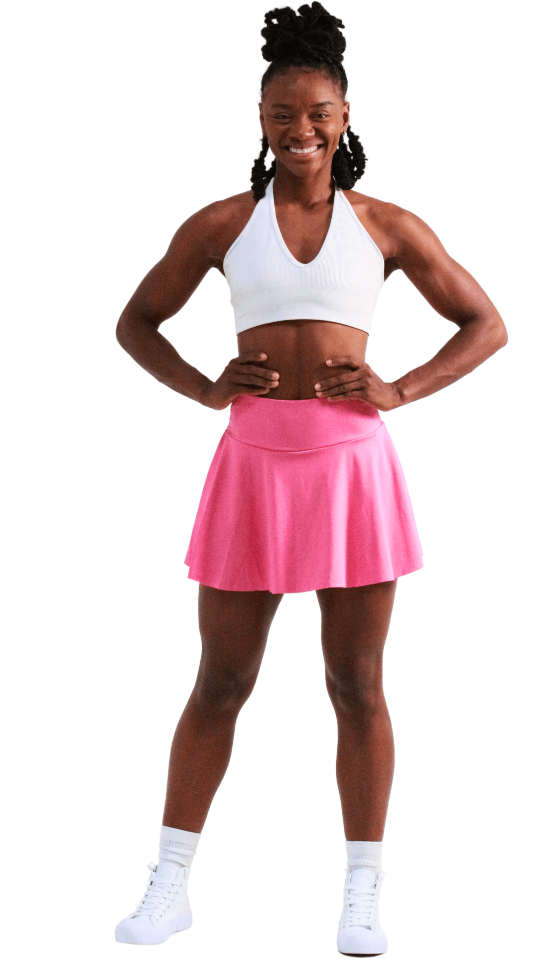 FITT FASHION WEAR LLC SKIRTS Pop Tennis Skirt Pink