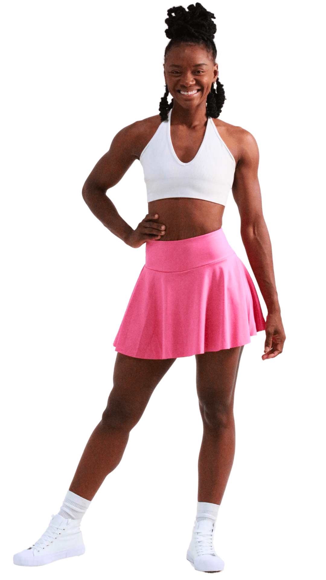 FITT FASHION WEAR LLC SKIRTS Pop Tennis Skirt Pink